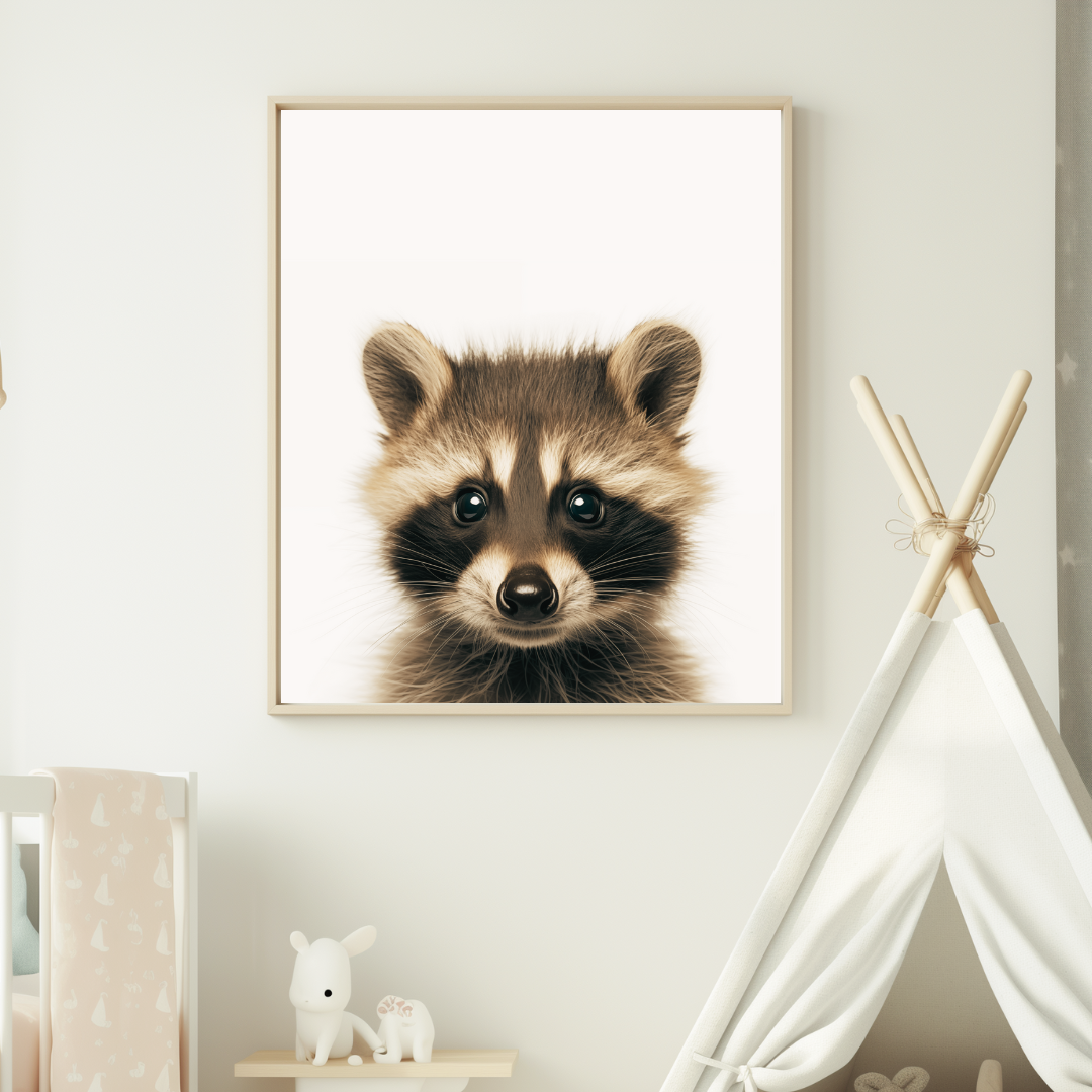 Baby Wildtiere Poster