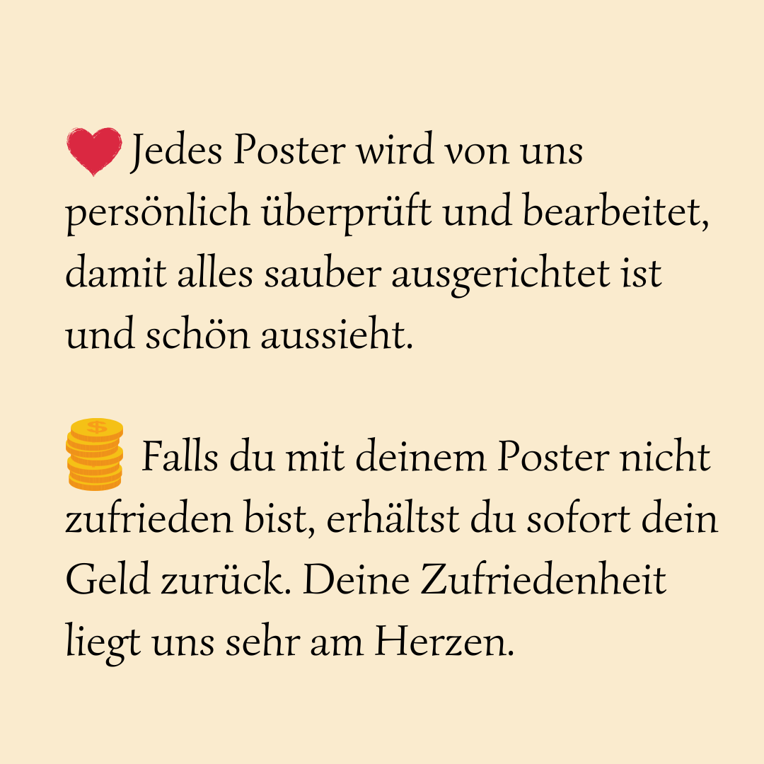 Babyposter Liebe mit Herz