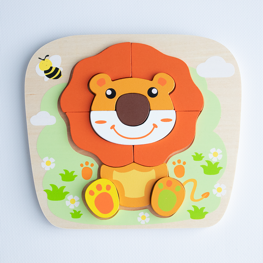 Holzpuzzle Tiere